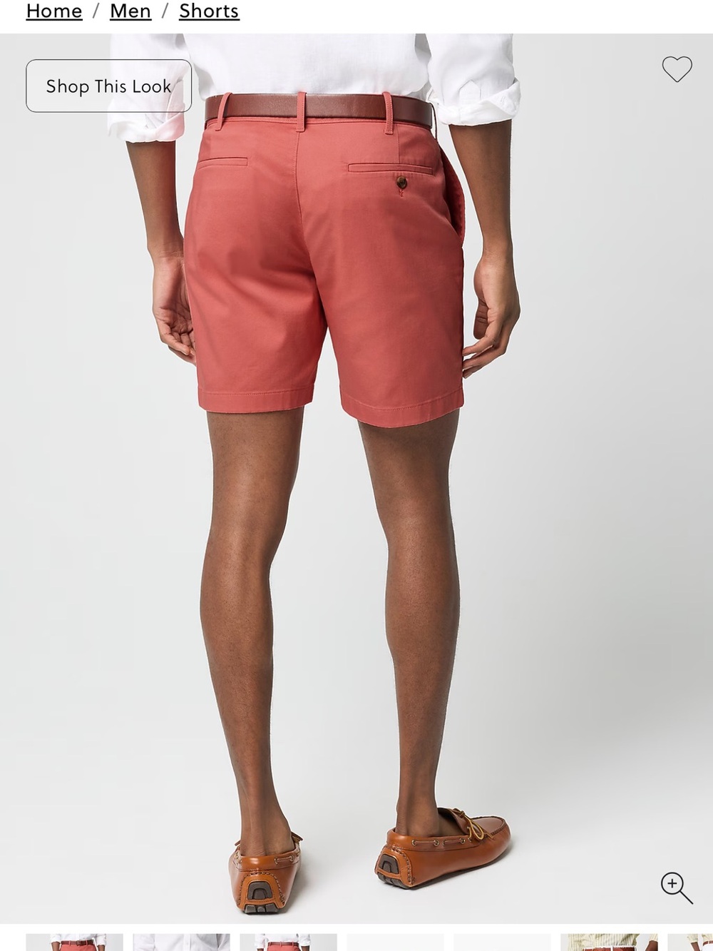 J Crew 7" Flex Chino Short